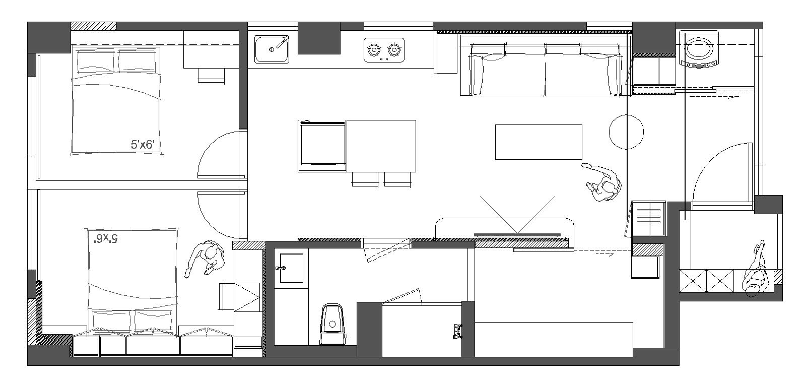 心寓學旅平面配置圖