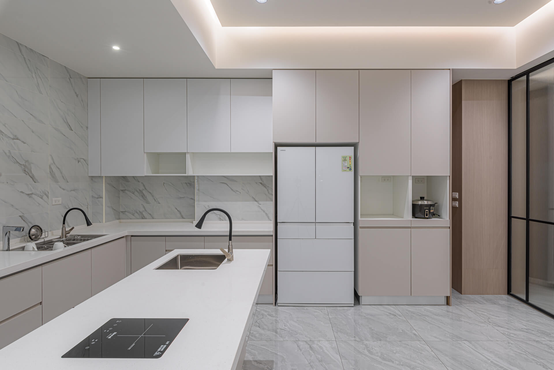 靜寓近心廚房水槽工作區細節