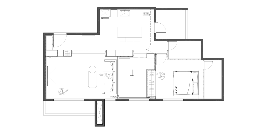 台中北屯暮光層影設計平面配置圖