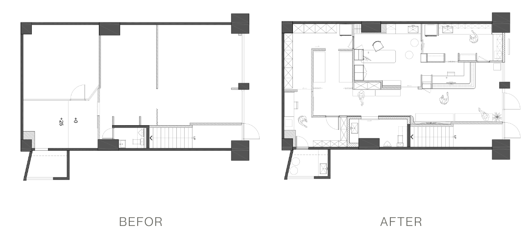 廣吉中醫診所設計平面配置圖